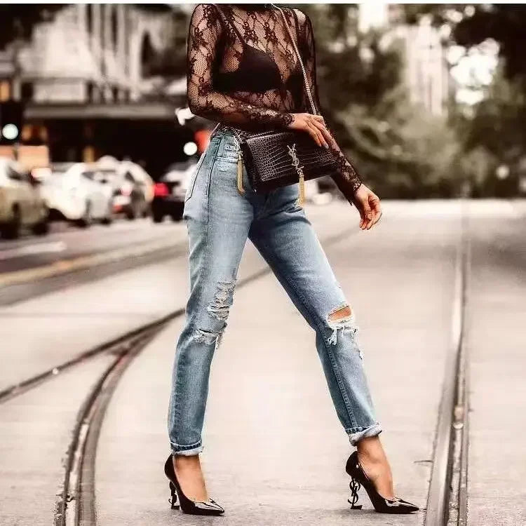 2024 Autumn Women's Shoes European and American Designer Fashion Style High Heels Fashion Show Party Shoes PU Leather High Heels