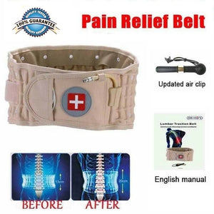 MCHPI Store Lumbar Spinal-air Decompression Back Belt