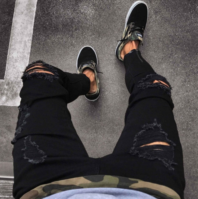 MCHPI Store Streetwear Ripped Jeans