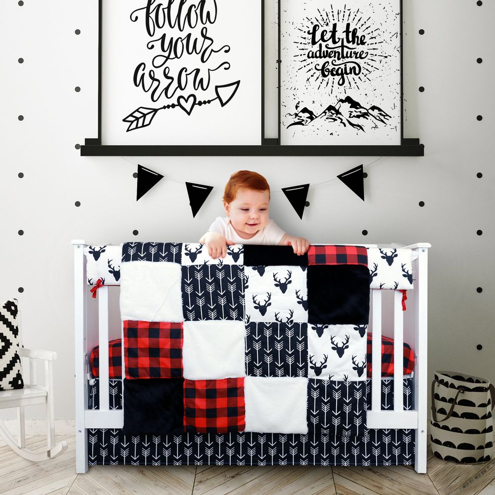 MCHPI Store 4 Pc Crib Bedding - Woodland Collection