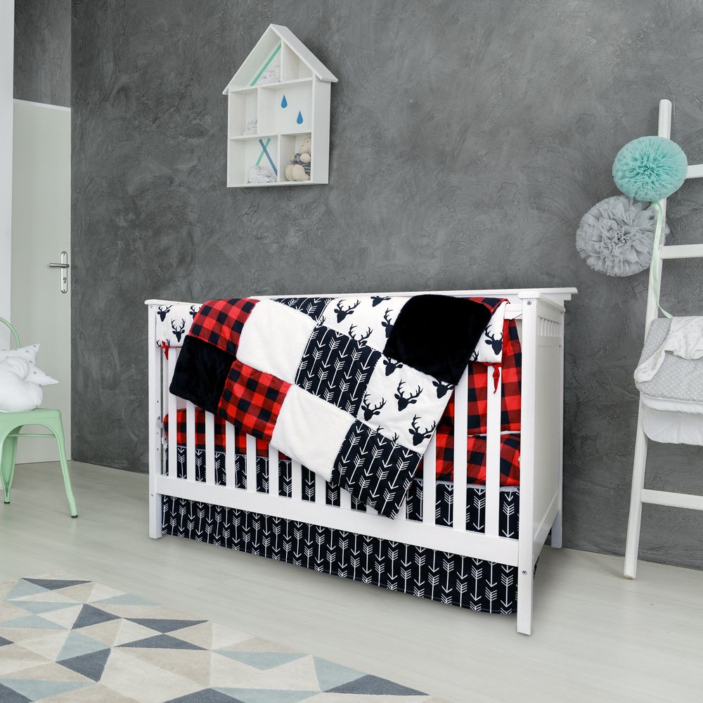 MCHPI Store 4 Pc Crib Bedding - Woodland Collection