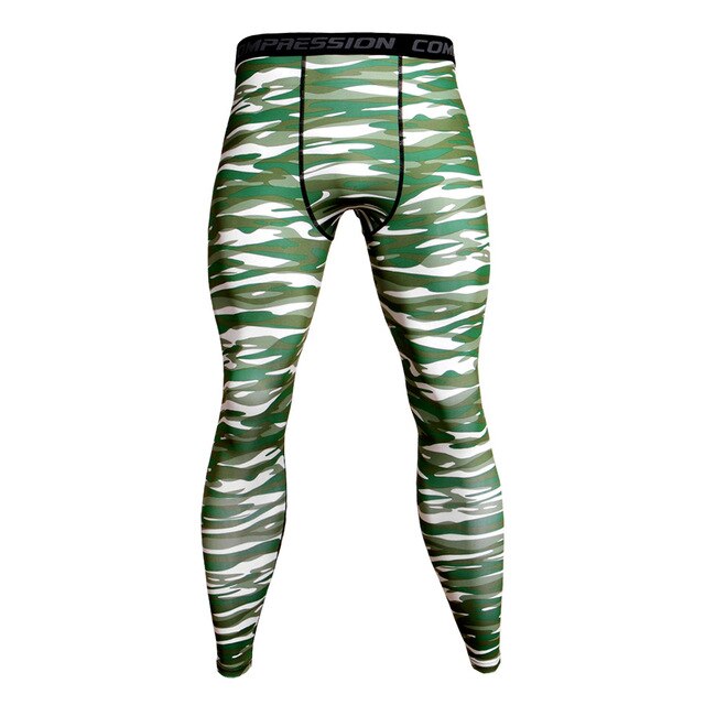 MCHPI Store 3D Printed Camouflage Joggers Leggings Men Quick Dry Compression Pants Gyms Fitness Tights Casual Workout Trousers Long Pants