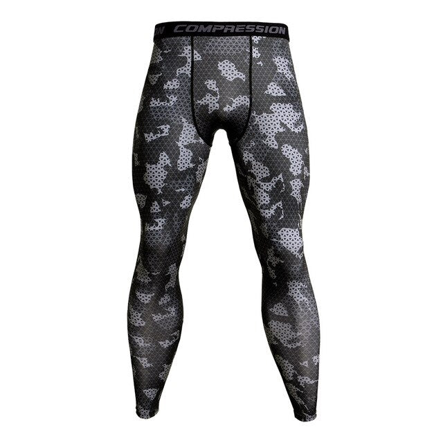MCHPI Store 3D Printed Camouflage Joggers Leggings Men Quick Dry Compression Pants Gyms Fitness Tights Casual Workout Trousers Long Pants