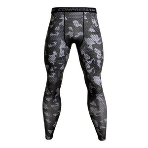MCHPI Store 3D Printed Camouflage Joggers Leggings Men Quick Dry Compression Pants Gyms Fitness Tights Casual Workout Trousers Long Pants