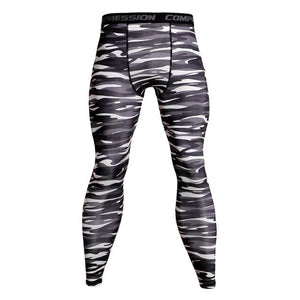 MCHPI Store 3D Printed Camouflage Joggers Leggings Men Quick Dry Compression Pants Gyms Fitness Tights Casual Workout Trousers Long Pants