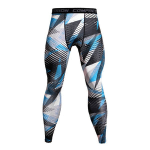 MCHPI Store 3D Printed Camouflage Joggers Leggings Men Quick Dry Compression Pants Gyms Fitness Tights Casual Workout Trousers Long Pants