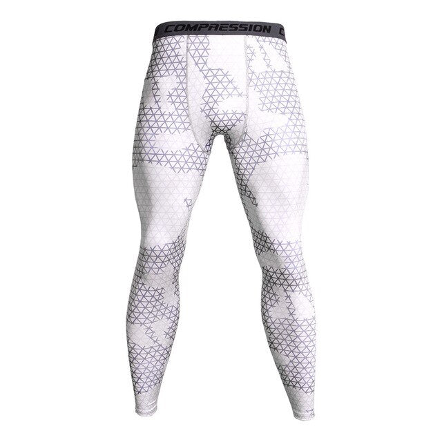 MCHPI Store 3D Printed Camouflage Joggers Leggings Men Quick Dry Compression Pants Gyms Fitness Tights Casual Workout Trousers Long Pants