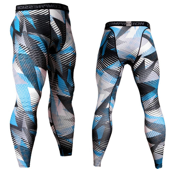 MCHPI Store Compression Pants Running Pants Men Training Fitness Sports Leggings Gym Jogging Pants Male Sportswear  Yoga Bottoms