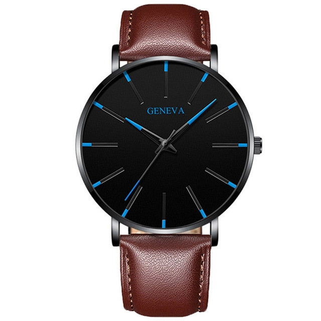 MCHPI Store 2020 Minimalist Men's Fashion Ultra Thin Watches Simple Men Business Stainless Steel Mesh Belt Quartz Watch Relogio Masculino