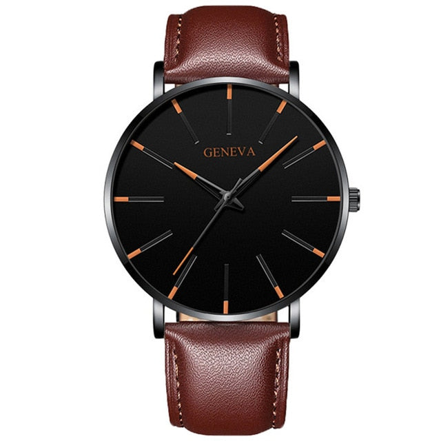 MCHPI Store 2020 Minimalist Men's Fashion Ultra Thin Watches Simple Men Business Stainless Steel Mesh Belt Quartz Watch Relogio Masculino