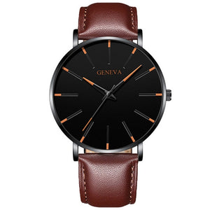 MCHPI Store 2020 Minimalist Men's Fashion Ultra Thin Watches Simple Men Business Stainless Steel Mesh Belt Quartz Watch Relogio Masculino