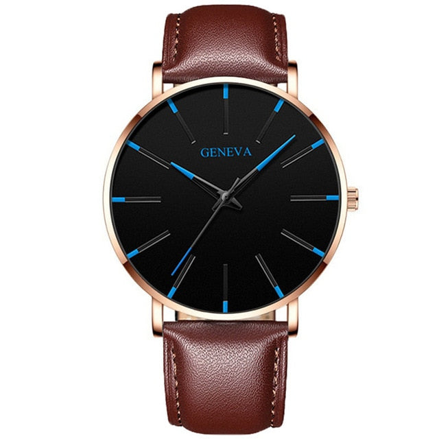 MCHPI Store 2020 Minimalist Men's Fashion Ultra Thin Watches Simple Men Business Stainless Steel Mesh Belt Quartz Watch Relogio Masculino