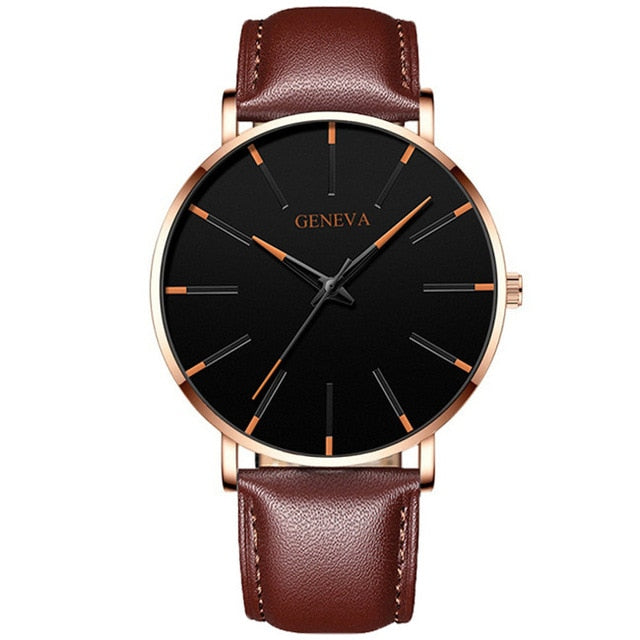 MCHPI Store 2020 Minimalist Men's Fashion Ultra Thin Watches Simple Men Business Stainless Steel Mesh Belt Quartz Watch Relogio Masculino