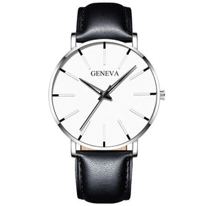 MCHPI Store 2020 Minimalist Men's Fashion Ultra Thin Watches Simple Men Business Stainless Steel Mesh Belt Quartz Watch Relogio Masculino