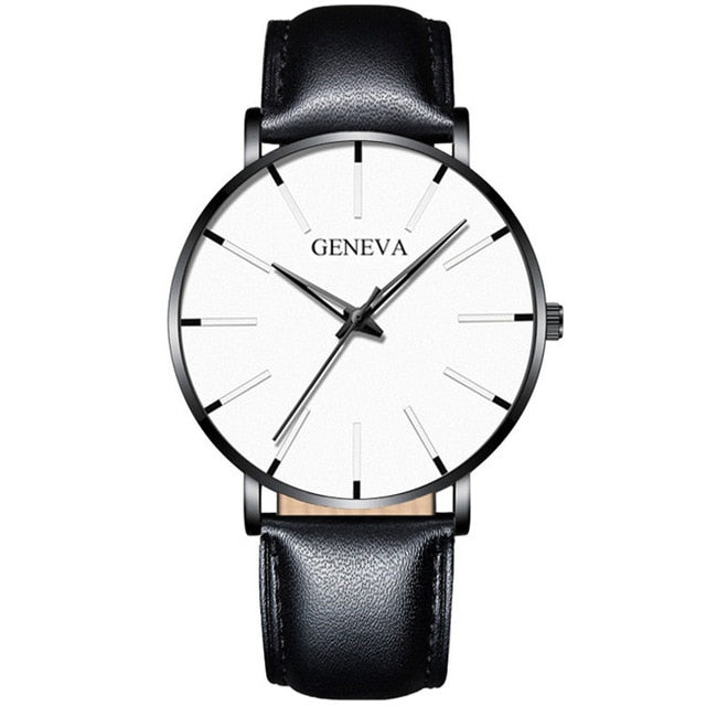MCHPI Store 2020 Minimalist Men's Fashion Ultra Thin Watches Simple Men Business Stainless Steel Mesh Belt Quartz Watch Relogio Masculino