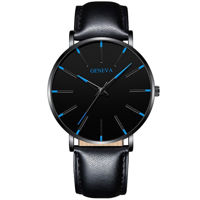 MCHPI Store 2020 Minimalist Men's Fashion Ultra Thin Watches Simple Men Business Stainless Steel Mesh Belt Quartz Watch Relogio Masculino