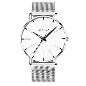 MCHPI Store 2020 Minimalist Men's Fashion Ultra Thin Watches Simple Men Business Stainless Steel Mesh Belt Quartz Watch Relogio Masculino