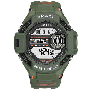 MCHPI Store SMAEL Watch Men Digital Top Brand Luxury relogio masculino Big Sport Watches for Men Waterproof 1516B Men Wtaches Sport Military