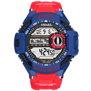 MCHPI Store SMAEL Watch Men Digital Top Brand Luxury relogio masculino Big Sport Watches for Men Waterproof 1516B Men Wtaches Sport Military