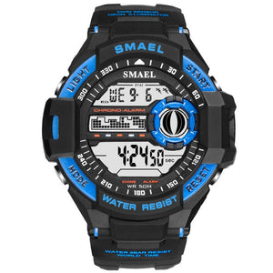 MCHPI Store SMAEL Watch Men Digital Top Brand Luxury relogio masculino Big Sport Watches for Men Waterproof 1516B Men Wtaches Sport Military